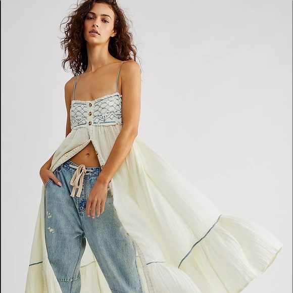Free People Dresses & Skirts - NWT FREE PEOPLE LINDA JO MIDI DRESS